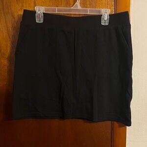 Croft & Barrow Classic Black Skort